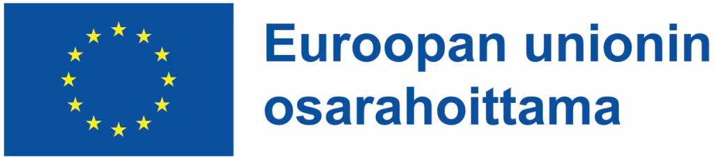 Euroopan unionin osarahoittama logo ja teksti